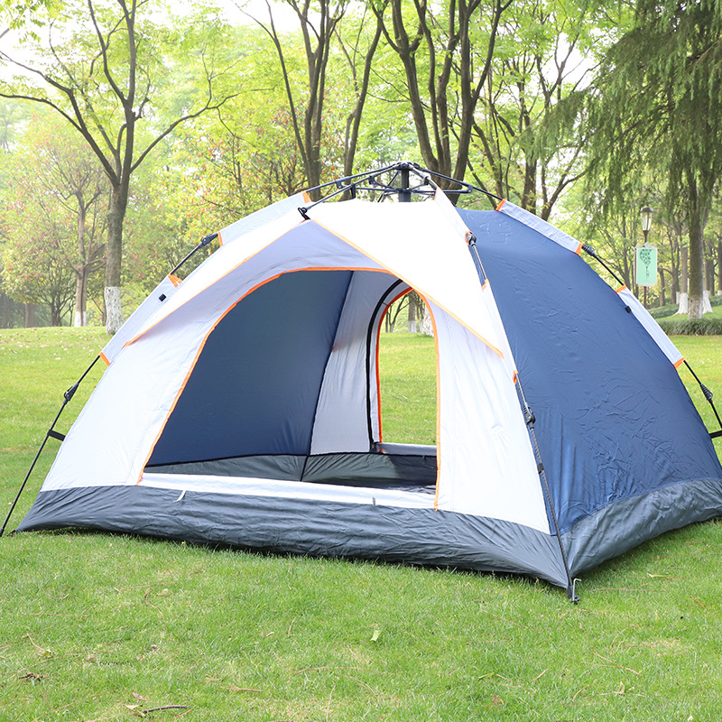 Cheap Goat Tents New outdoor tent automatic family camping equipment couple camping double single layer tent   